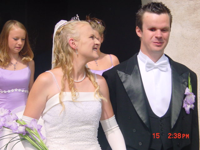 Bild: Maria Nömell och Joakim Nömell , Bröllop Österhaninge Kyrka