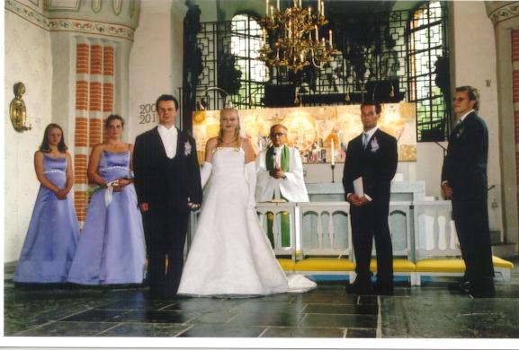 Bild: Bröllop, Joakim Nömell och Maria Nömell Österhaninge Kyrka