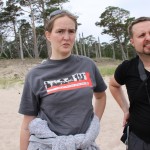 Bild: Karin Egrelius och Thomas Egrelius på Gotska Sandön