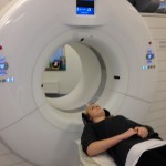 Bild: Denise Nömell gör en CT, Datortomografi