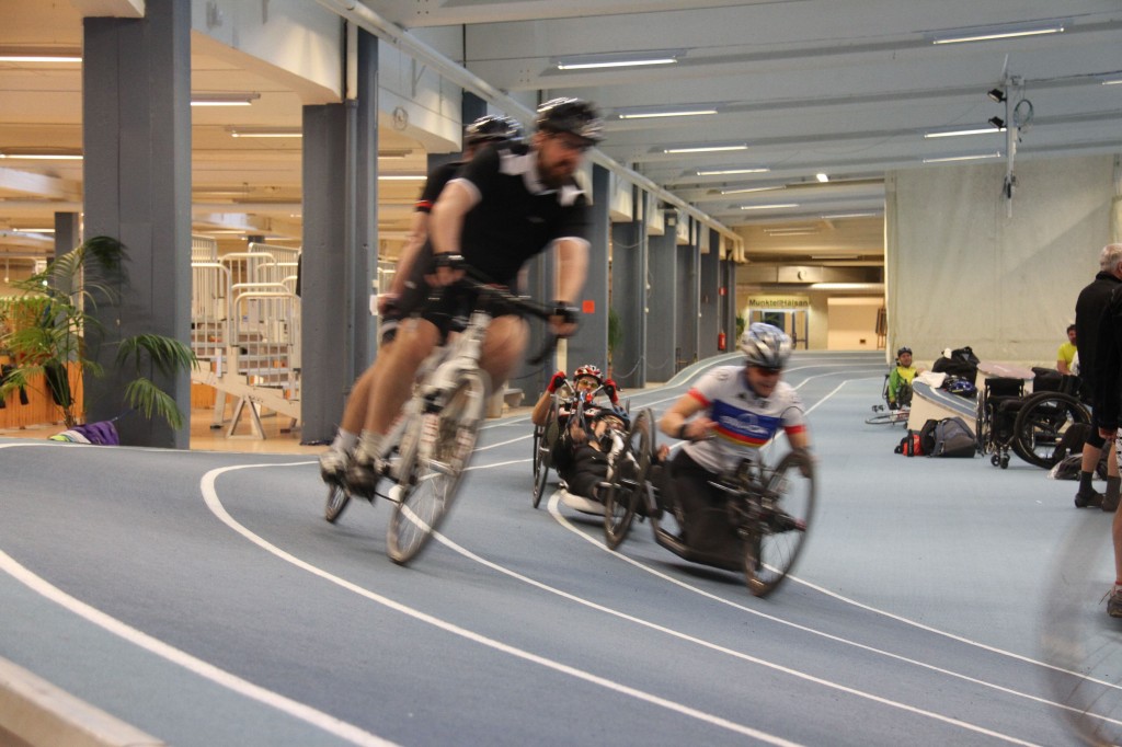 Bild: Para-cykling, tandemcykel, handcykel och liggcykel