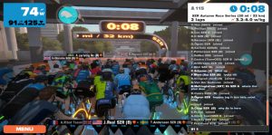 Bild: Zwift race före start
