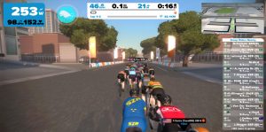 Bild: Zwift race start